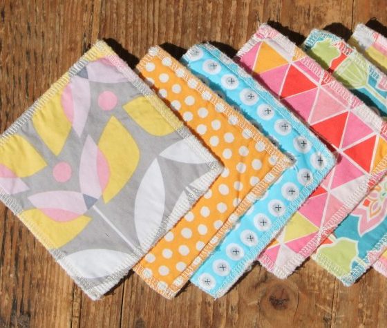 Lingettes lavables - coton bio