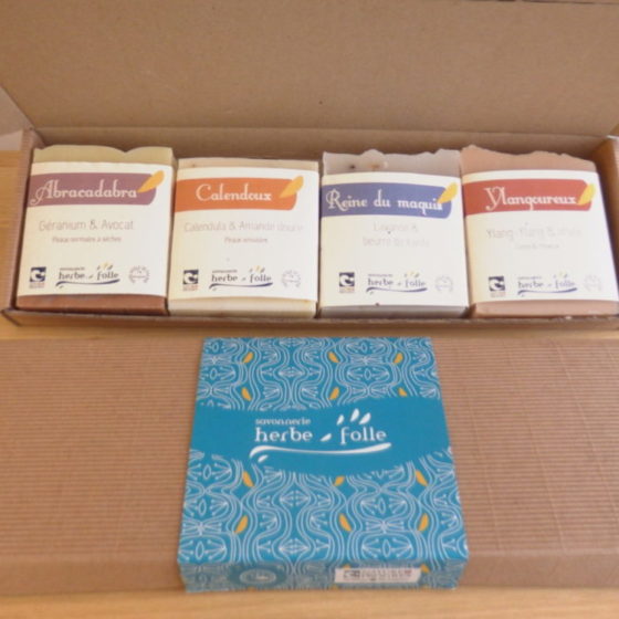 Coffret douceur - 4 savons bio