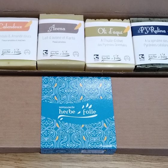 Coffret Extrême Douceur - 4 savons sans huile essentielle