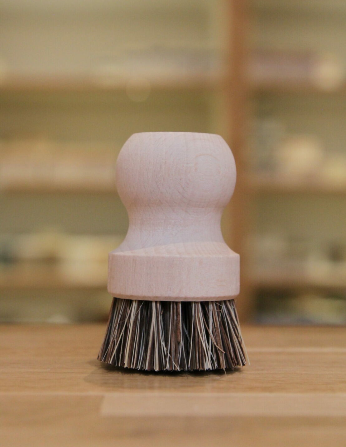 Brosse casserole en fibres végétales